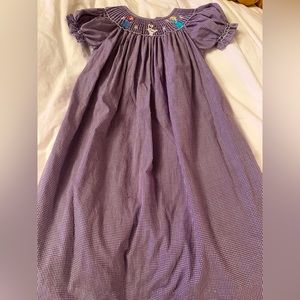 Lolly Wolly Doodle Frozen Smocked Dress